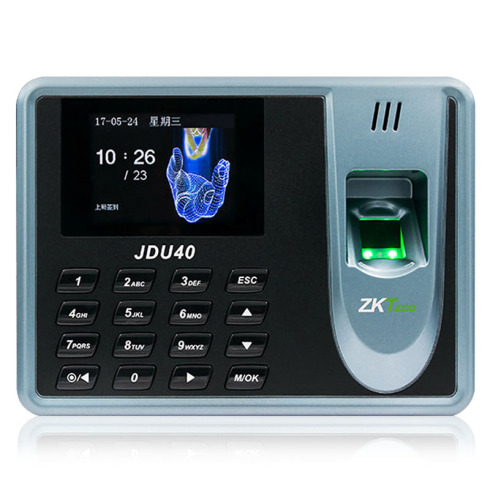 ZKTeco中控智慧 JDU40高清彩屏指纹识别考勤机