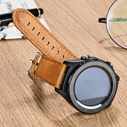 HOCO/浩酷 公爵系列皮表带 华为Watch2经典款真皮智能手表带