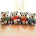 西祠宫坊 熊猫玩具挂件四川特色工艺纪念品毛绒玩具挂件