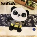 西祠宫坊 超人萌系熊猫A07050 四川旅游纪念品 创意毛绒熊猫公仔小娃娃