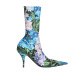 巴黎世家/Balenciaga KNIFE野花短靴 超尖头氨纶短靴 女靴