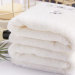 洁丽雅酒店毛巾2条 白色纯色毛巾 吸水柔软亲肤 加厚舒适洗脸巾
