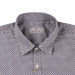 CANALI/康纳利 男士蓝色棉质几何图案长袖衬衫