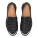 Giuseppe Zanotti 金属鞋尖设计 黑色3D印纹皮革男士乐福鞋