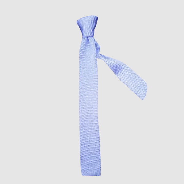 商务领带 韩版领带正装 纯色细条纹针织领带