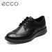 ECCO爱步商务正装男鞋 时尚拷花精致男士皮鞋 拉夏600824