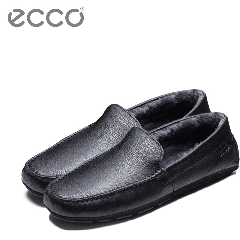 ECCO爱步 时尚套脚鞋 休闲一脚蹬 舒适保暖低帮鞋