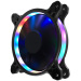 乔思伯 日食PLUS升级版FR-601 LED 12CM机箱RGB炫光风扇