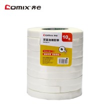 Comix/齐心PM1805-10 双面泡棉胶带 白   10卷/袋