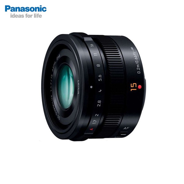 松下Panasonic 微单镜头LEICA大光圈定焦H-X015GK 15mm F1.7