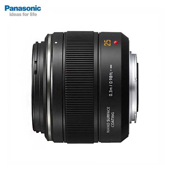 松下 Panasonic 明亮大光圈定焦镜头 柔焦人像H-X025GK 25mm F1.4