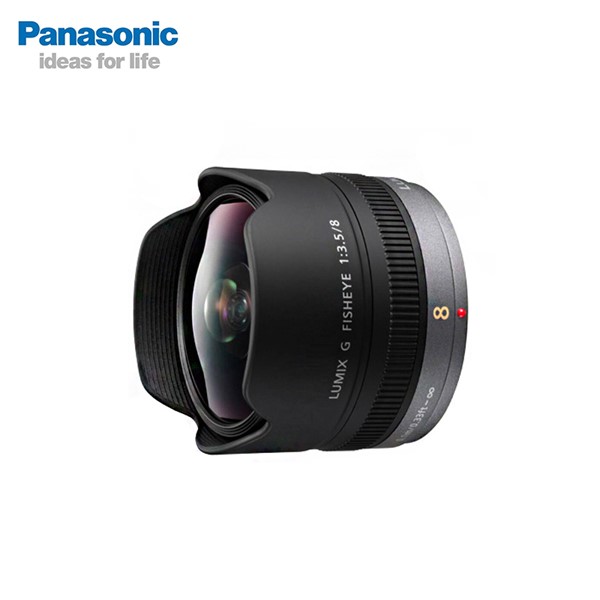 松下 Panasonic 微单镜头 鱼眼定焦H-F008GK 8mm F3.5 轻便小巧 