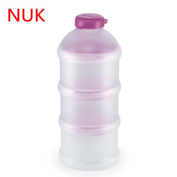 NUK 奶粉定量三层储存罐 婴儿奶粉分装 外出分盒奶格