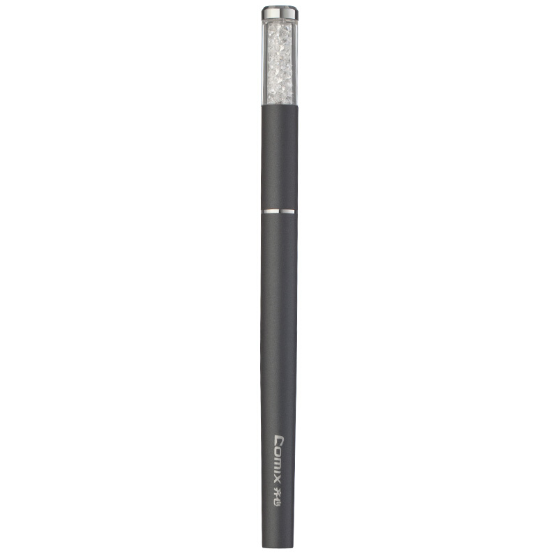 齐心Comix 爱俪丝水晶笔中性笔签字笔0.5mm RP6204灰
