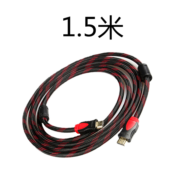 HDMI高清传输线 音频视频信号传输编织耐用连接线