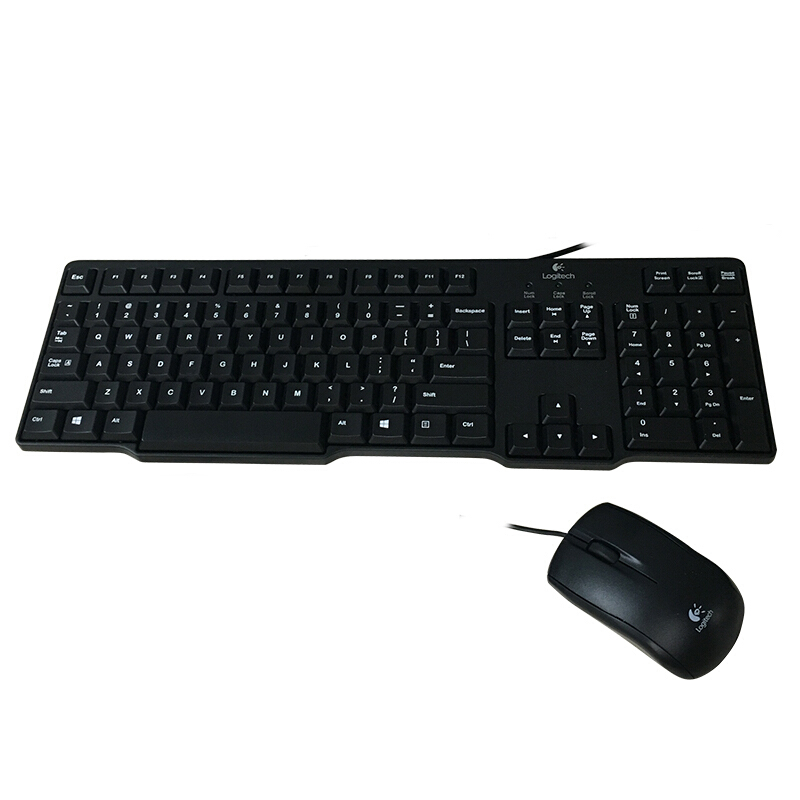 罗技 Logitech MK100 2代 经典键鼠套装 鼠标键盘套装