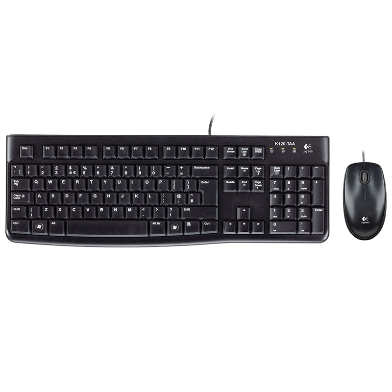 罗技 Logitech MK120键鼠套装 有线键盘鼠标套装