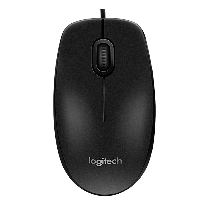 罗技 Logitech M90 有线鼠标 黑色