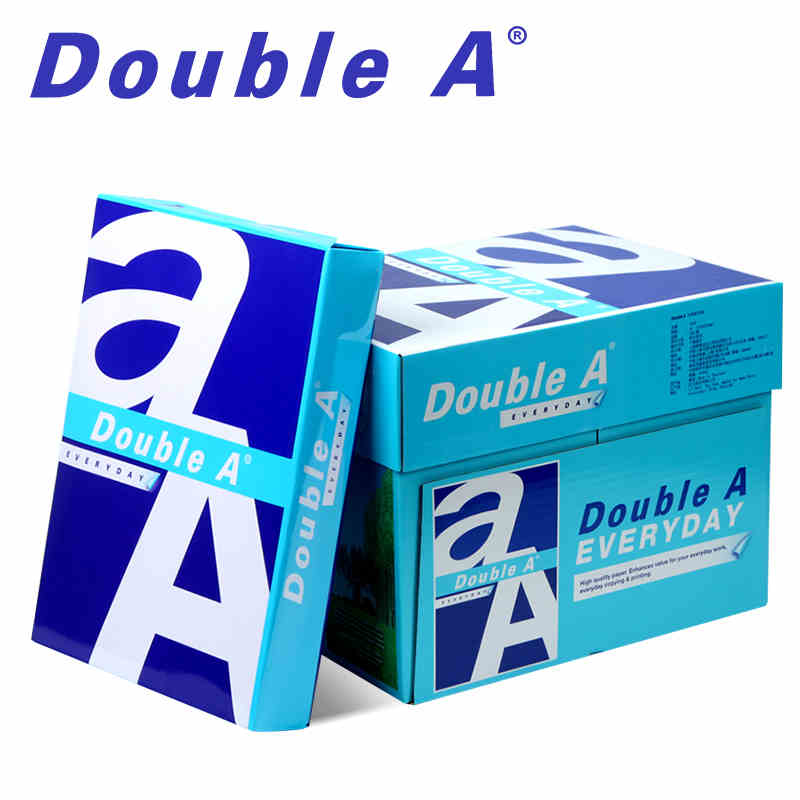 Double A 达伯埃A4纸70g 双A打印复印纸 加厚双面DA纸 8包/箱