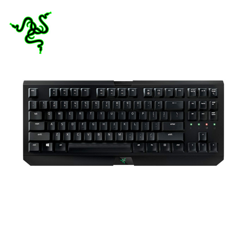 Razer 雷蛇黑寡妇蜘蛛X竞技版机械有线绿轴键盘 87键