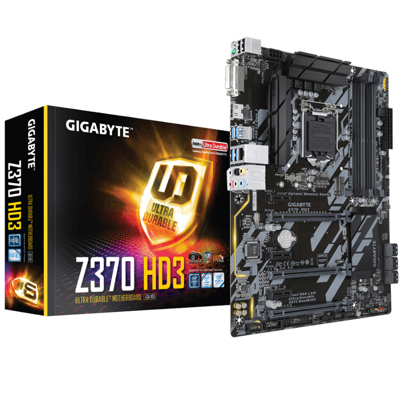技嘉 GIGABYTE Z370-HD3 Intel Z370-LGA1151 电竞主板