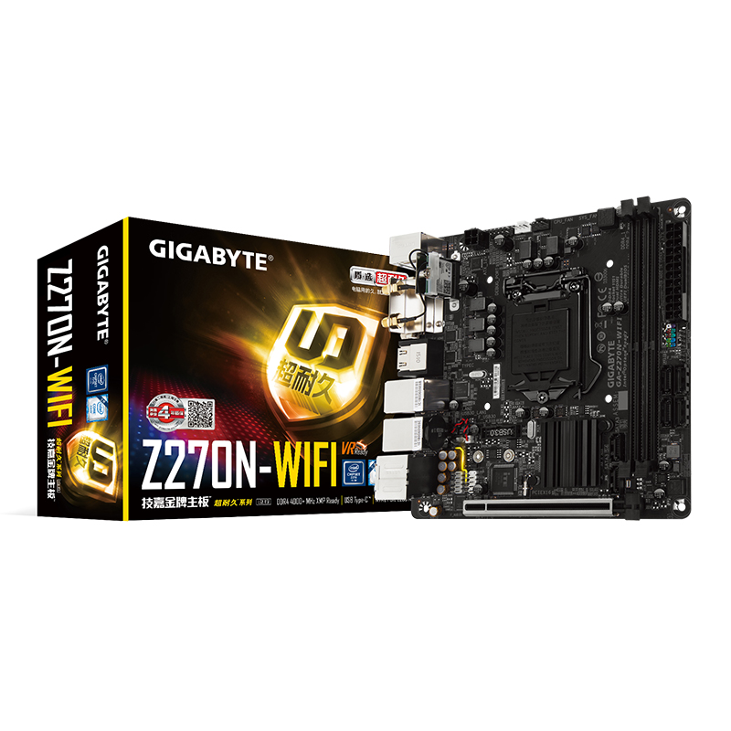 技嘉 GIGABYTE Z270N-WIFI  Intel Z270-LGA1151 主板
