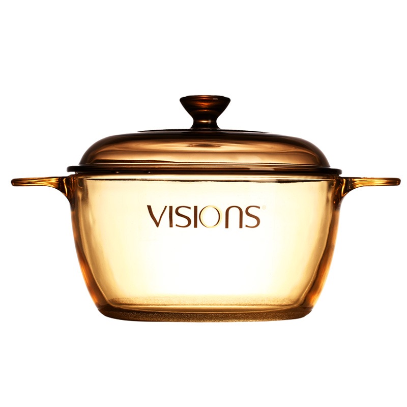 VISIONS康宁VS-1 1/2CN 1.5L晶彩透明玻璃汤锅
