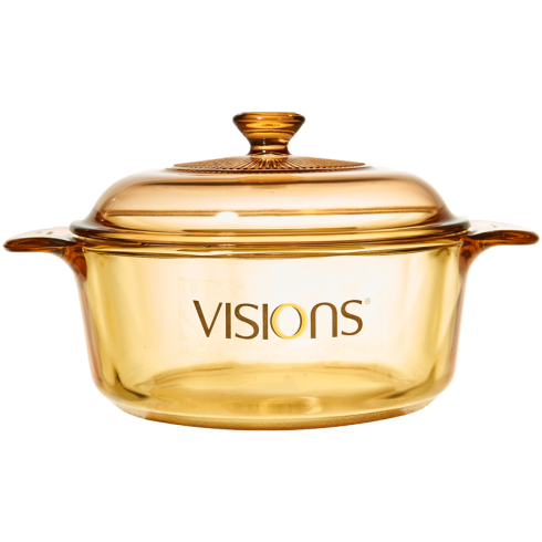 VISIONS康宁VS-22 2.25L耐热玻璃晶彩透明锅