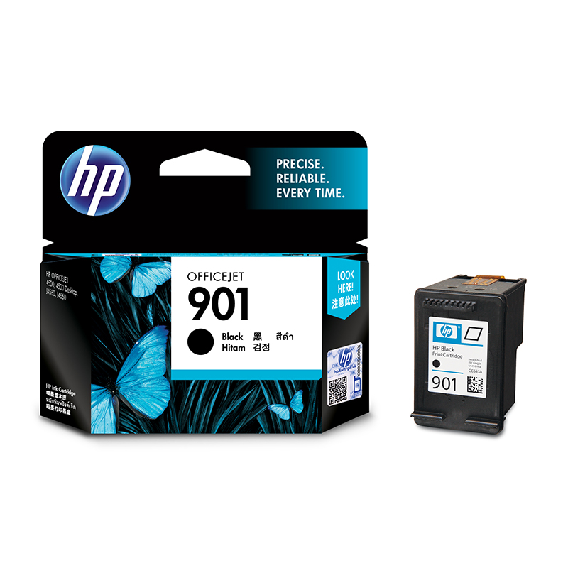 惠普/HP 原装正品901黑色墨盒 打印清晰 长久保存