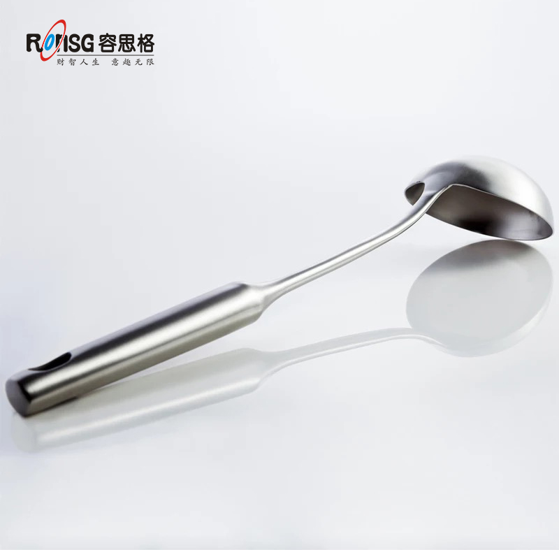 容思格RONSG 不锈钢加厚大汤勺 不锈钢烹饪勺子厨具厨房配件