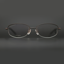 玉山 绿森林系列全框钛金属眼镜框YT-A133 IP亮浅啡