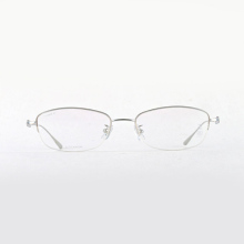 玉山 塔塔加系列半框钛金属眼镜架YT-B608 仿白金