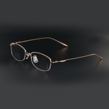 玉山 塔塔加系列男士潮款半框钛金属眼镜框YT-B615