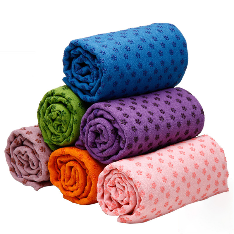 瑜伽毯瑜伽垫铺巾加长瑜珈毛巾加厚愈加毯防滑健身毯子