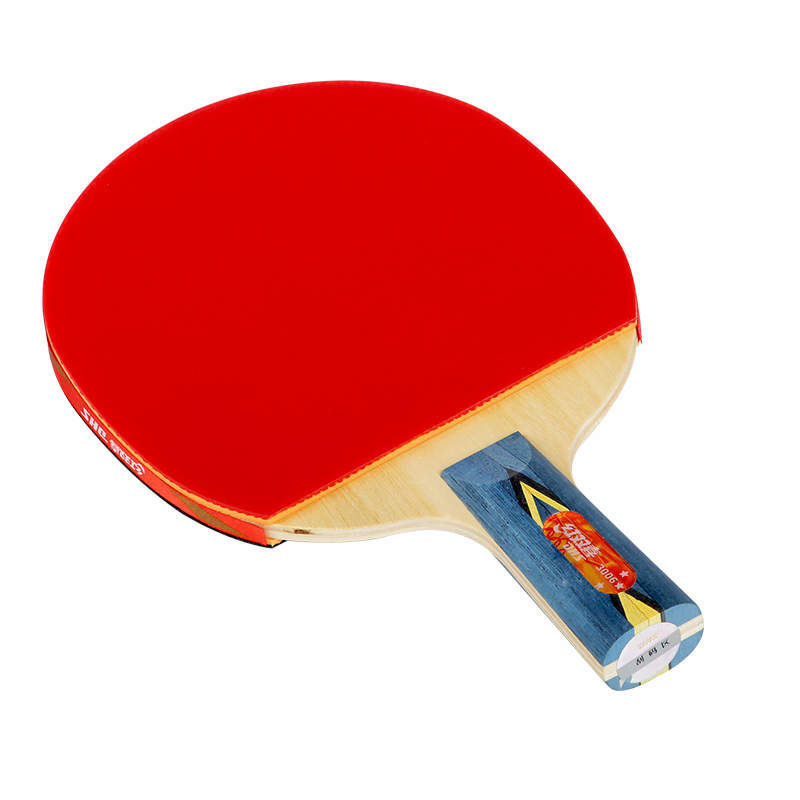红双喜 DHS 3002乒乓球拍横拍  3006三星级双面反胶直拍