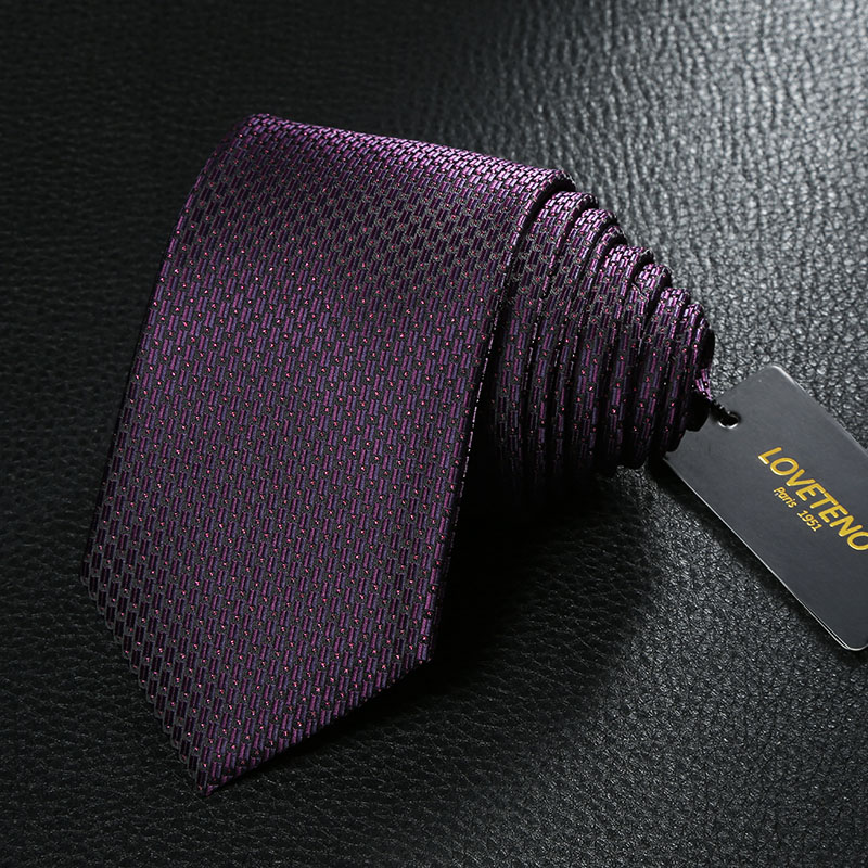 LOVETENO时尚男士领带 高档奢华商务领带 优质面料