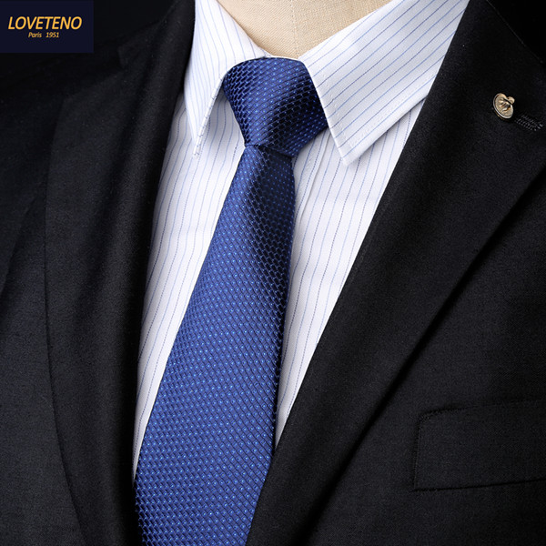 LOVETENO 男士商务正装领带 结婚上班韩版时尚领带
