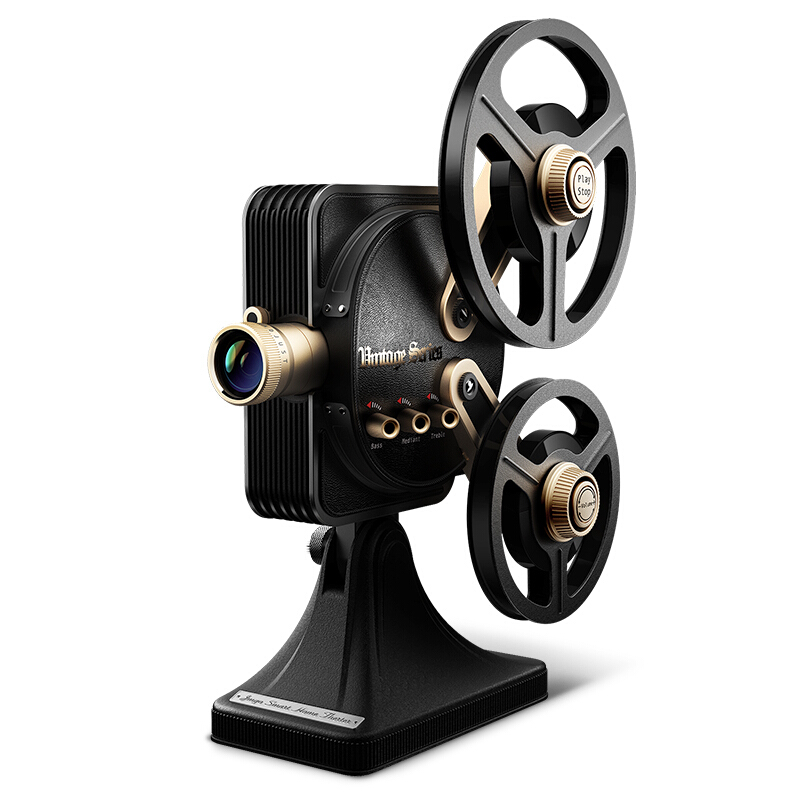 坚果JmGO1895 首款复古传统电影放映机 家用全高清投影机