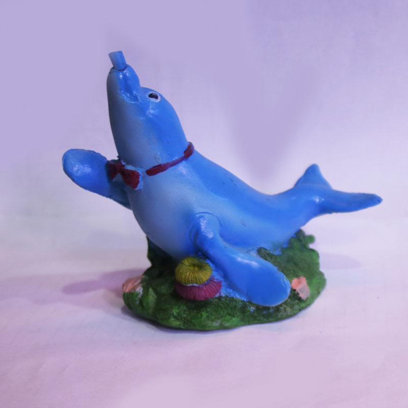 伊人水族 海豚造景模型 鱼缸造景装饰摆件