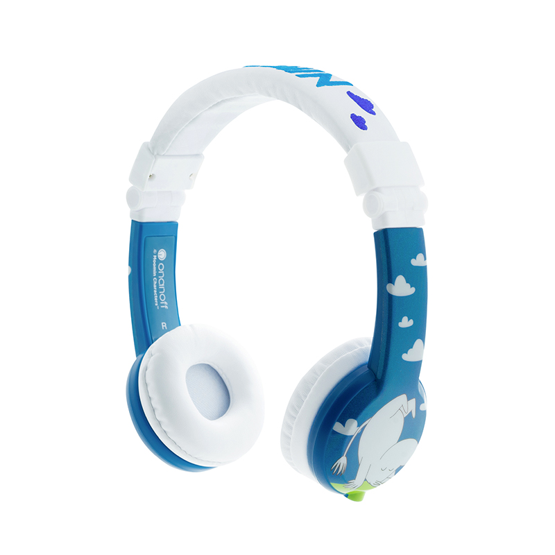 儿童安全防过敏头戴式耳机可通话BuddyPhones Moomin 材质柔软舒适