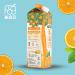 派森百 NFC鲜橙汁 零添加 绿色食品 果汁1L*8盒