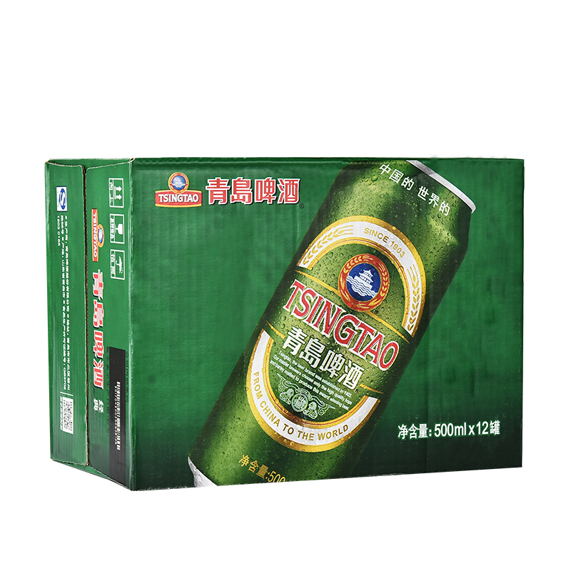 青岛啤酒Tsingtao 经典10度500ml*12罐