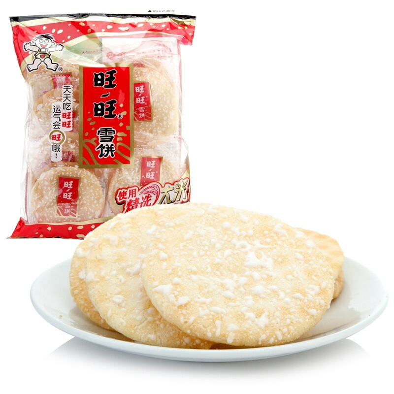 旺旺雪饼84g 零食大礼包 儿童休闲零食 浓郁米香 满口酥脆