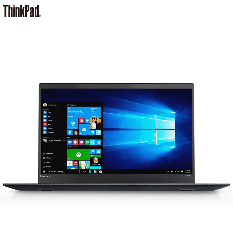 ThinkPad X1 Carbon 2017款 1ECD 14英寸轻薄笔记本电脑 i7-7500U