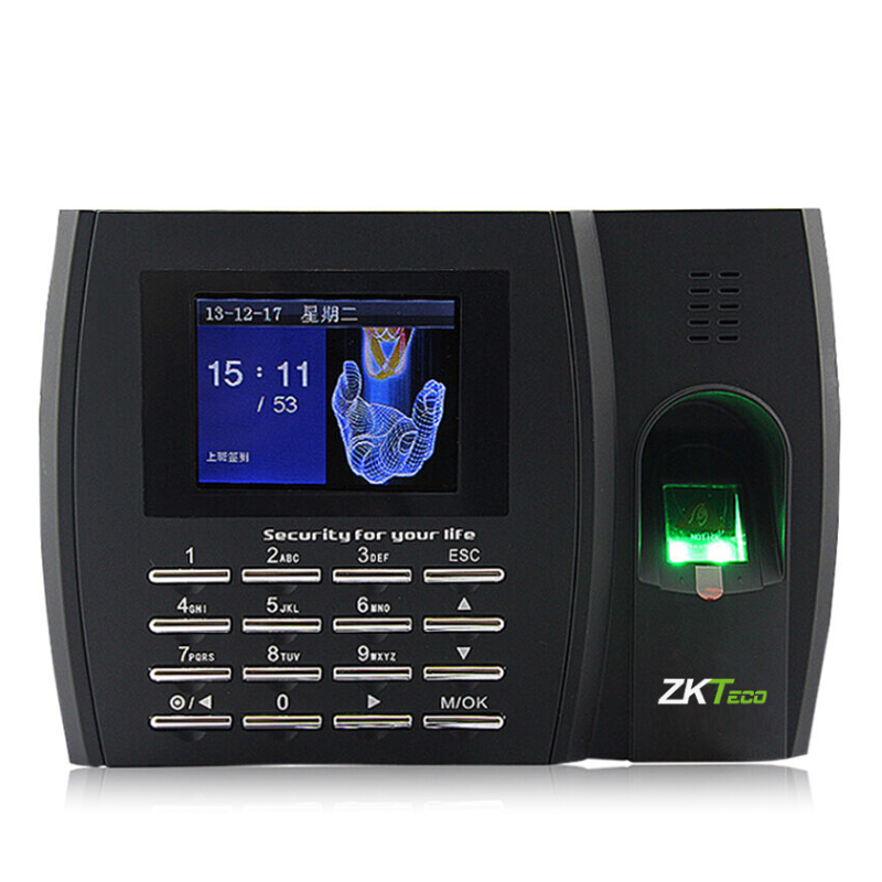 中控智慧ZKTeco K28彩屏指纹考勤机打卡器签到机免软件上班考勤管理