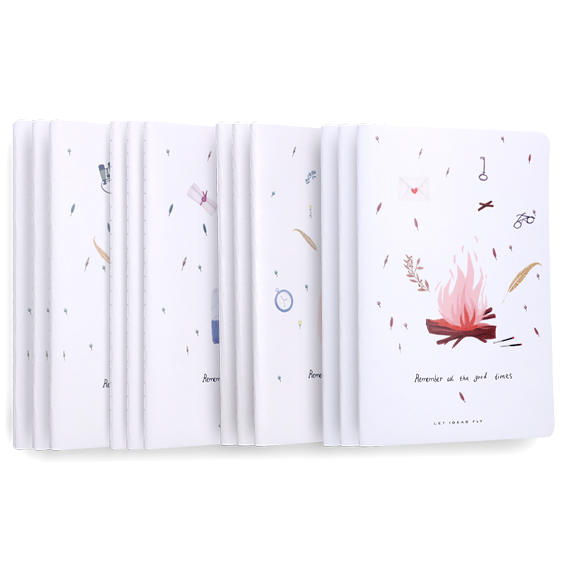 晨光 APYFPF69埋藏的记忆系列日记本缝线本12本/包 时尚A5缝线本软抄笔记本