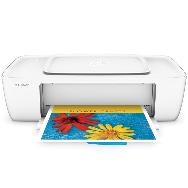 惠普HP DeskJet 1111 彩色喷墨打印机 学生打印 作业打印