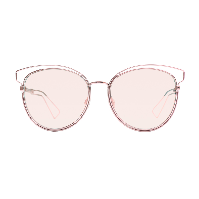 Dior/迪奥 女款粉金色镜框粉金色镀膜镜片眼镜太阳镜