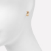 Chanel/香奈儿COCO CRUSH系列耳环菱格纹图案 黄18K金