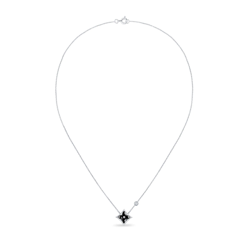 Louis Vuitton/路易威登 COLOR BLOSSOM BB 18K金玛瑙钻石项链